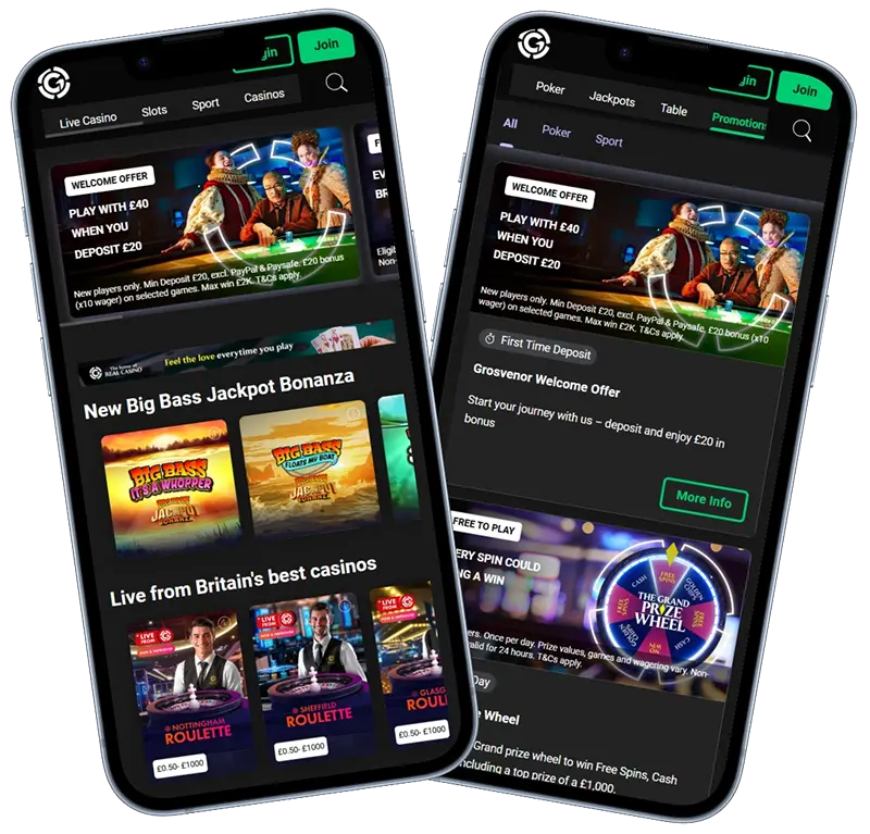 How to register at Grosvenor Casino