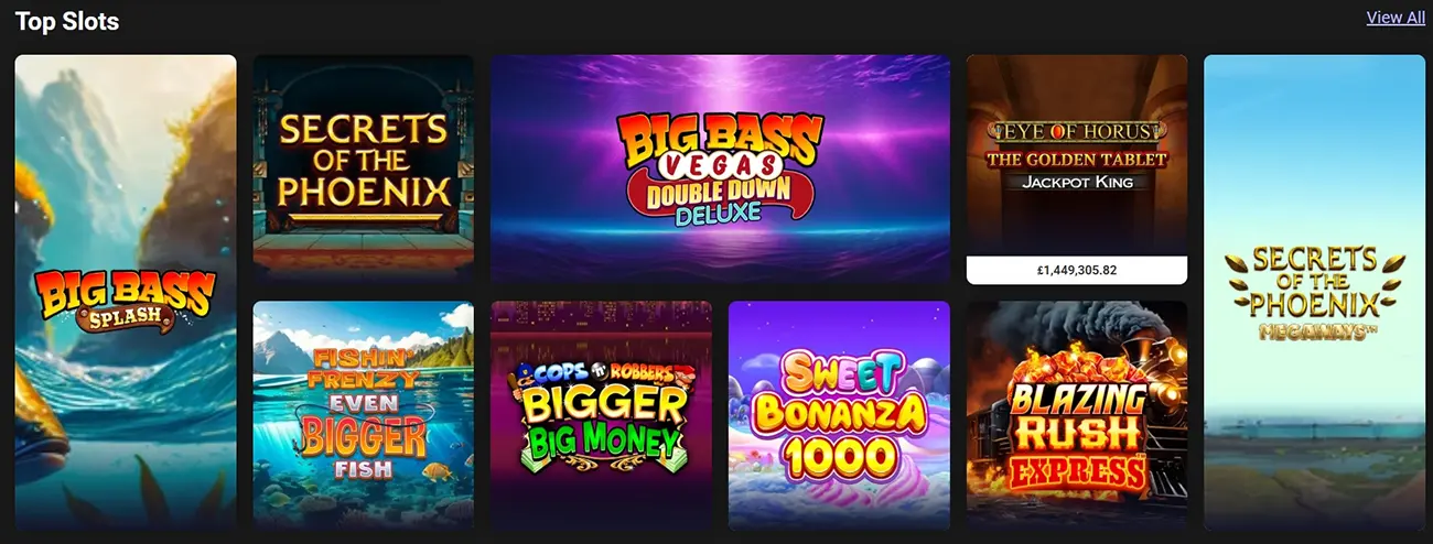 Grosvenor Casino top slots