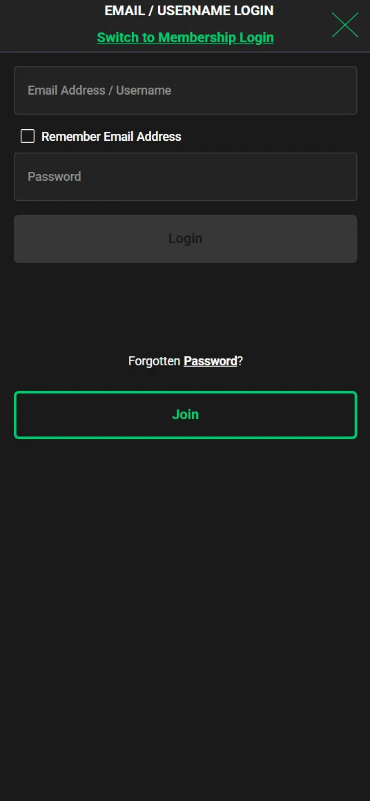 Grosvenor Casino login from the mobile app